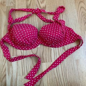 Underwire Halter Bikini Swim Top